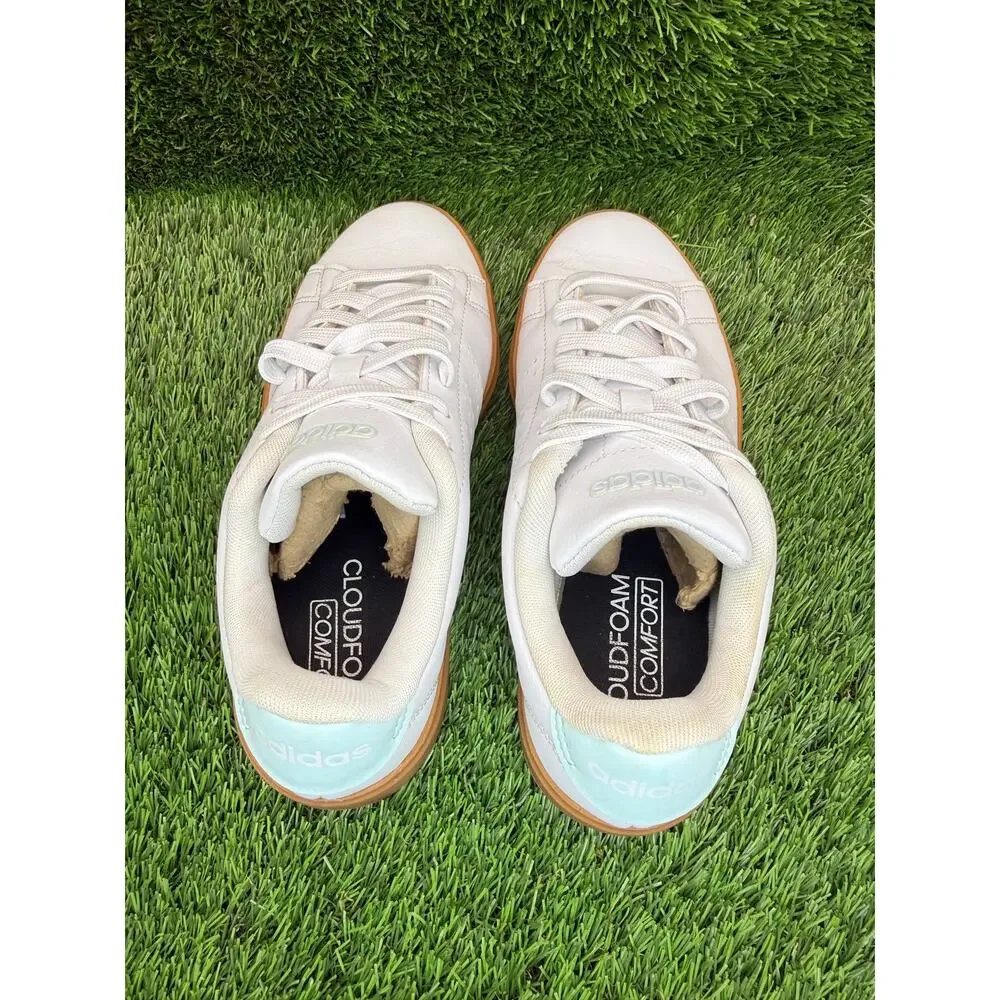 Adidas Advantage 2.0 JH6855 Athletic Sneaker Womens 6.5 White Gym Running Sports